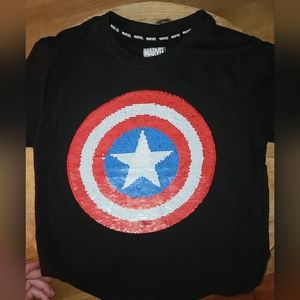 Boys Marvel Sequin flip shirt!